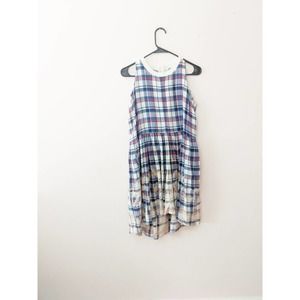 SEA New York Plaid Bleached Sleeveless Dress 2